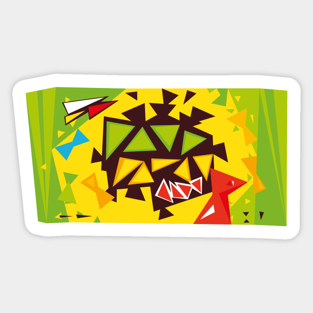Item S26 of 30 (Sour Patch Kids Abstract Study) Sticker by herdat